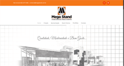 Desktop Screenshot of megastands.com.br